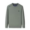2025 Men's Fleece-Lined Casual Round Neck Warm Sweatshirt Long Sleeve T-shirt Winter Collection