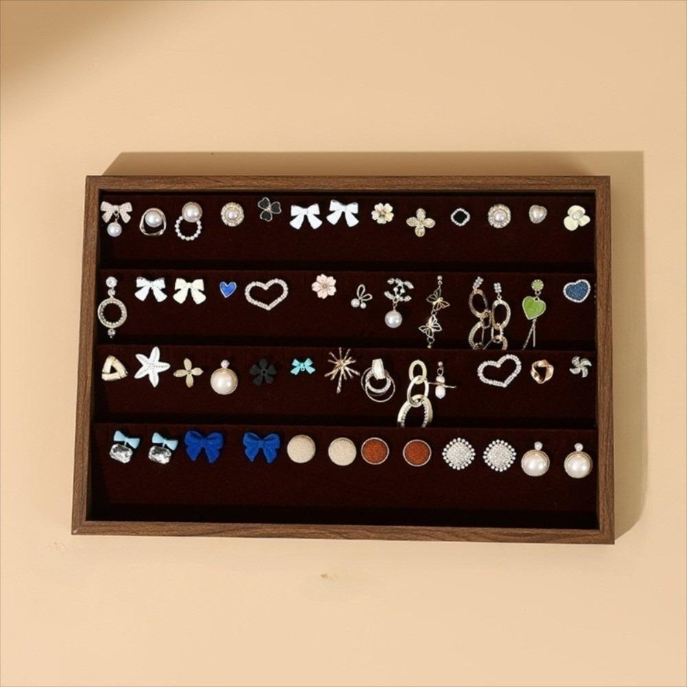 Flat Bottom Jewelry Display Tray Stackable Bracelets Storage Organizer  Trinket