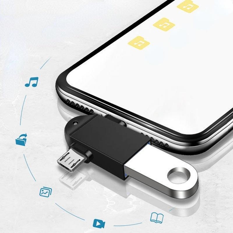USB 3.1 5 Гбит/с преобразователи передачи данных 2-в-1 адаптер Micro USB OTG Type-C для планшета с жестким диском телефона