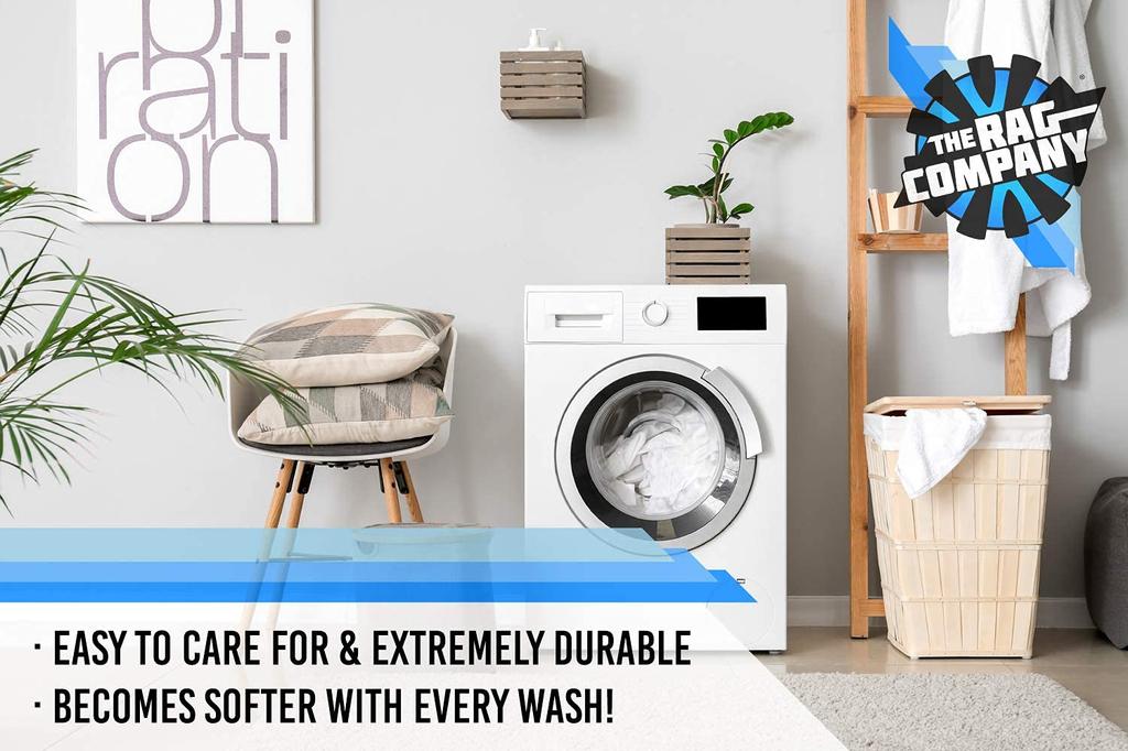 The Rag Company Terry 40x40 см 12 шт. Махровые полотенца TERRY для мытья автомобиля Многоцелевые зеленые универсальные универсальные