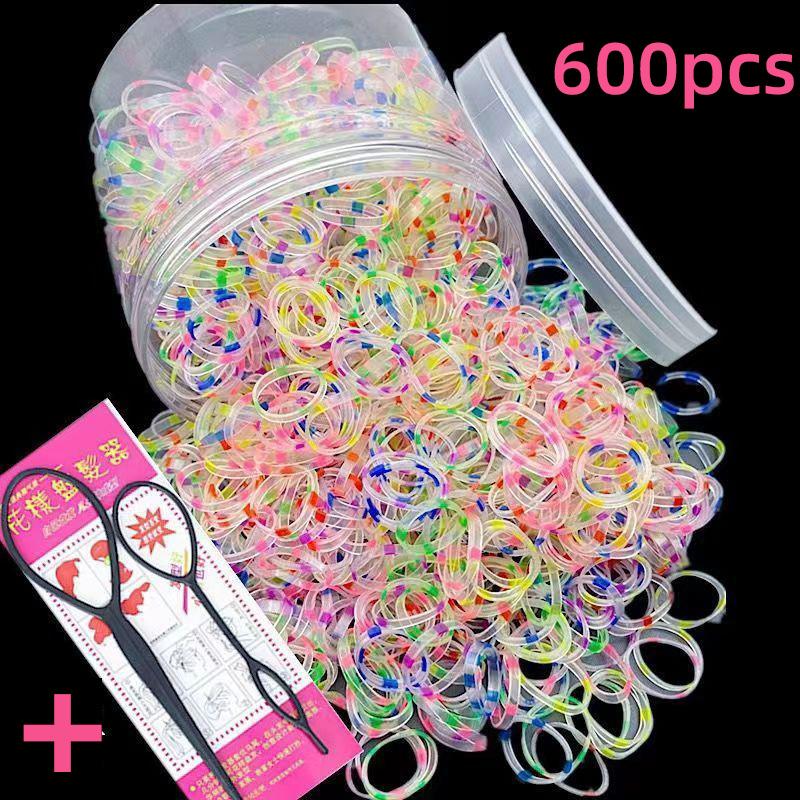 Одноразовые резинки для младенцев, милые дети, без вреда для волос, маленькие резинки для завязывания волос, аксессуары для волос, повязки на голову, петли для волос.