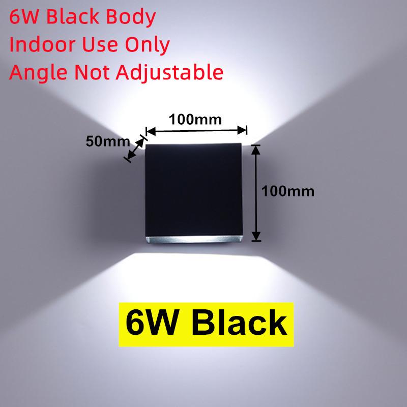 Светодиодный настенный светильник для улицы, для помещений, светодиодный алюминиевый настенный светильник для украшения прохода, лестницы, светильник для спальни, ночник переменного тока 110 В/220 В