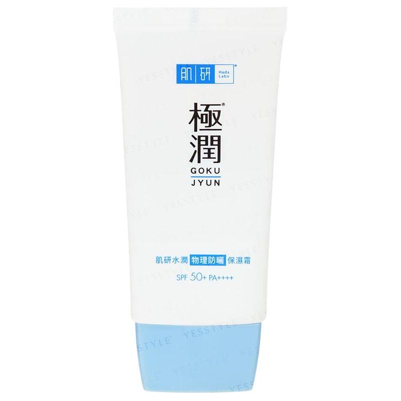 Rohto Mentholatum - Hada Labo Gokujyun Физический солнцезащитный крем SPF 50+ PA++++