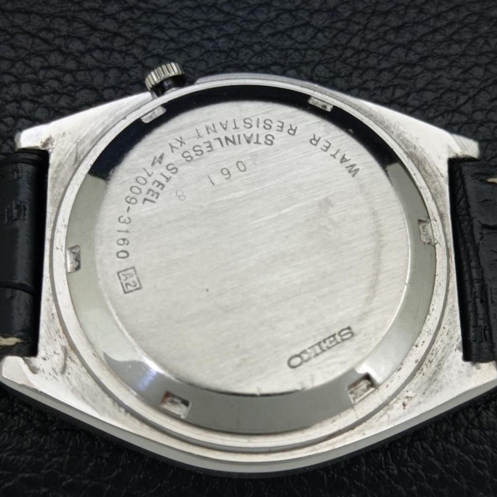 ВИНТАЖНЫЕ АВТОМАТИЧЕСКИЕ ЧАСЫ SEIKO 5 7009A ЯПОНИЯ МУЖСКИЕ ЧЕРНЫЙ ЦВЕТ ЦИФЕРБЛАТ a708530-1