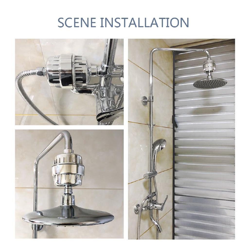 1/2'' Умягчитель для очистки воды Удаление хлора 15 ступеней Очиститель воды для ванны Фильтр для душа в ванной комнате НОВЫЙ