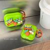 Transparent Cheese Cat Apple Pro 1st Generation Bluetooth Headset Cover for Apple AirPods 1st/11th Generation Cartoon Soft Case