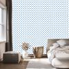 White and Azure Dots Wallpaper for Living Room and Bedroom 50x1000
