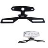 Motorcycle Folding License Plate Holder Adjustable Tail Rear Light Bracket Rack