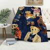Модное Милое Плюшевое Одеяло B-Bears Коврик для Дивана-Дремоты для P-POLO-S Гостиной Теплый Офис Спальня День Рождения Дом Путешествия Детские Подарки