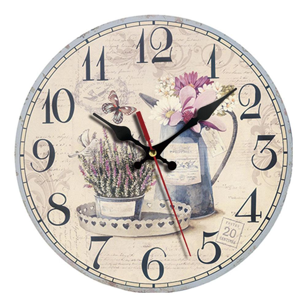 Wall Mounted Creat Wooden Clock Wood Carfts Design