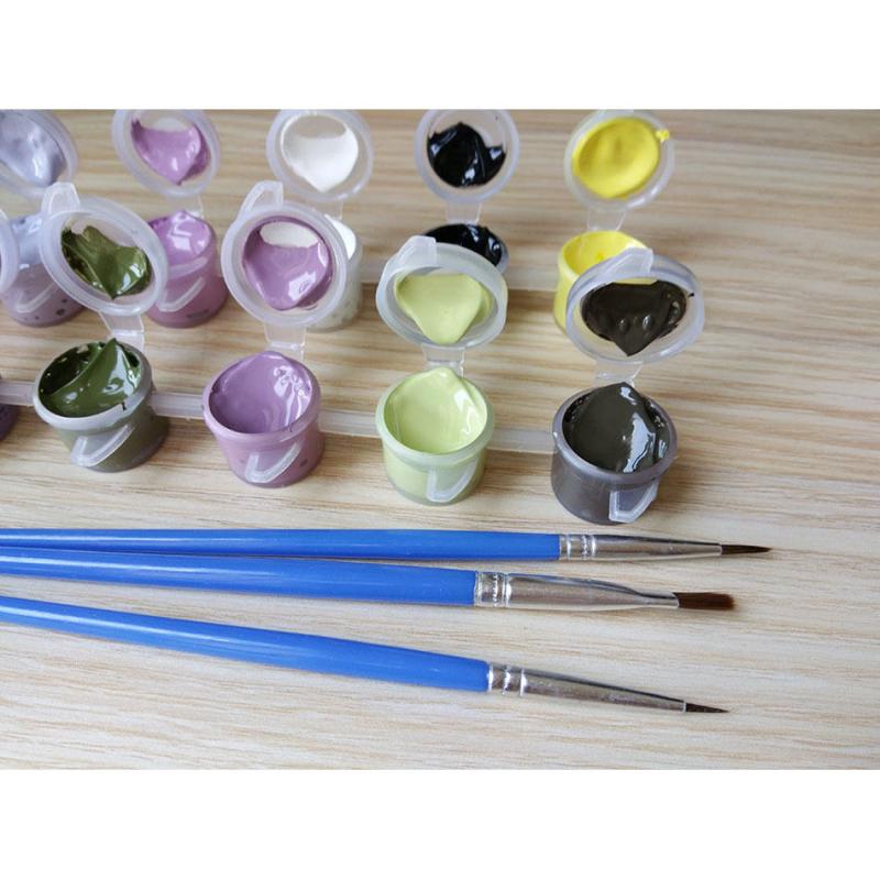 Приморский город Diy картина маслом по номерам наборы настенная художественная картина домашний декор акриловая краска на холсте