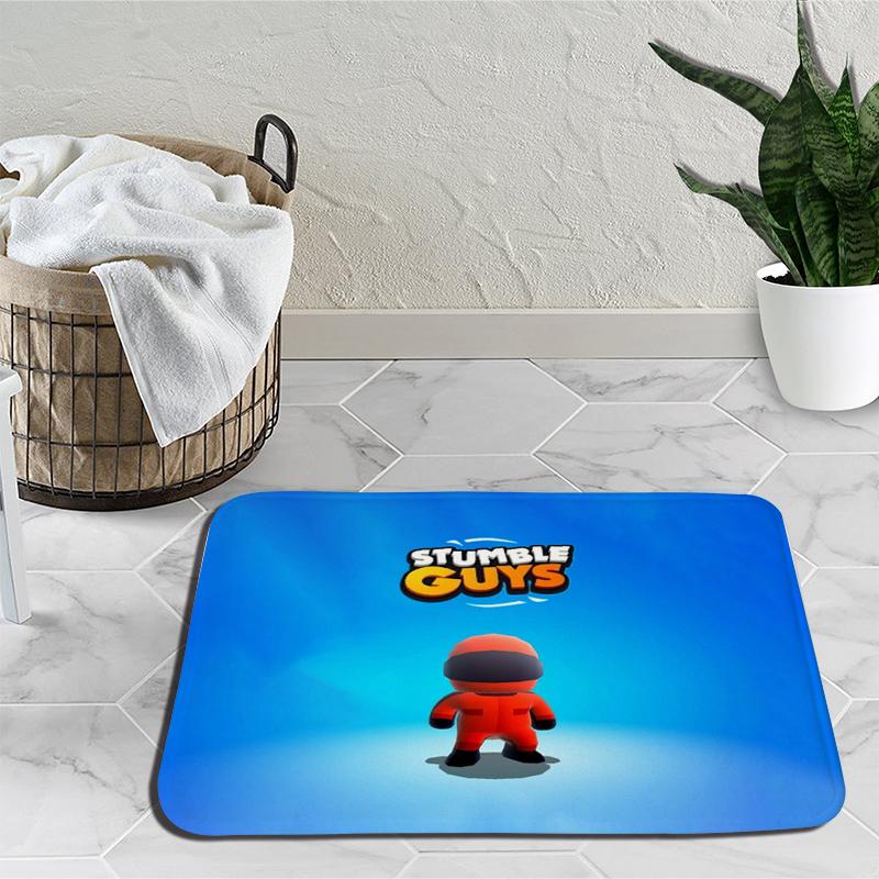 Ковер с героями мультфильмов Stumble Guys, ковер для игр, украшение для спальни, коврик для йоги, аниме, уличный ковер, нескользящий ковер, подарок на день рождения