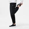 Li Ning Fitness Series Solid Color Tapered Knit Sports Pants Women Pants Black AKLT524-4