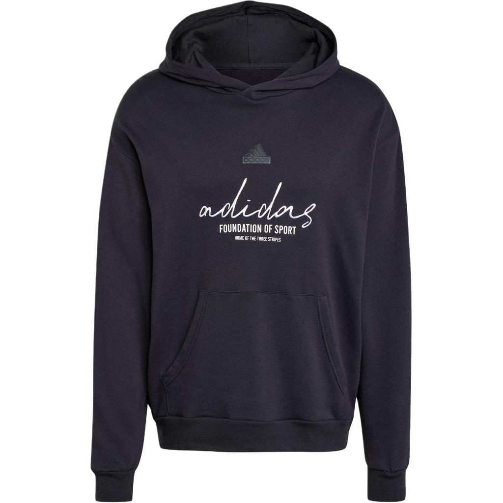 adidas BRAND LOVE Футер Свитшот Мужской Черный IW3533