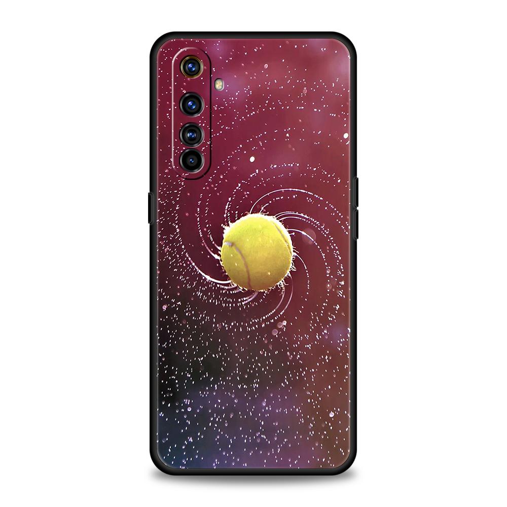 Tennis Sport Soft TPU For Realme 10 11 8i 9i 9 Pro Plus GT2 C3 6 7 8 Pro C21 C11 C25 C35 Pro 5G Shockproof Phone Cover Capas Bag
