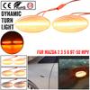 2 Pieces LED Dynamic Turn Signal Side Marker Light Sequential Blinker Light For Mazda 2 For Mazda 3 5 6 BT-50 MPV