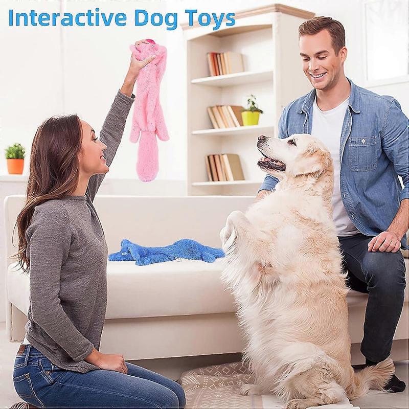 Toys, Boring Interactive Dog Toys, Non-stuffed Elephant Squeaky Dog Toys, Durable Dog Chew Toys for Cleaning Teeth