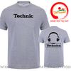 Technics Headphone Print T Shirts Unisex Disco DJ Party House Detroid Harajuku Fashion T Shirt Oversized T-shirt Trendy DJ Tee Tops