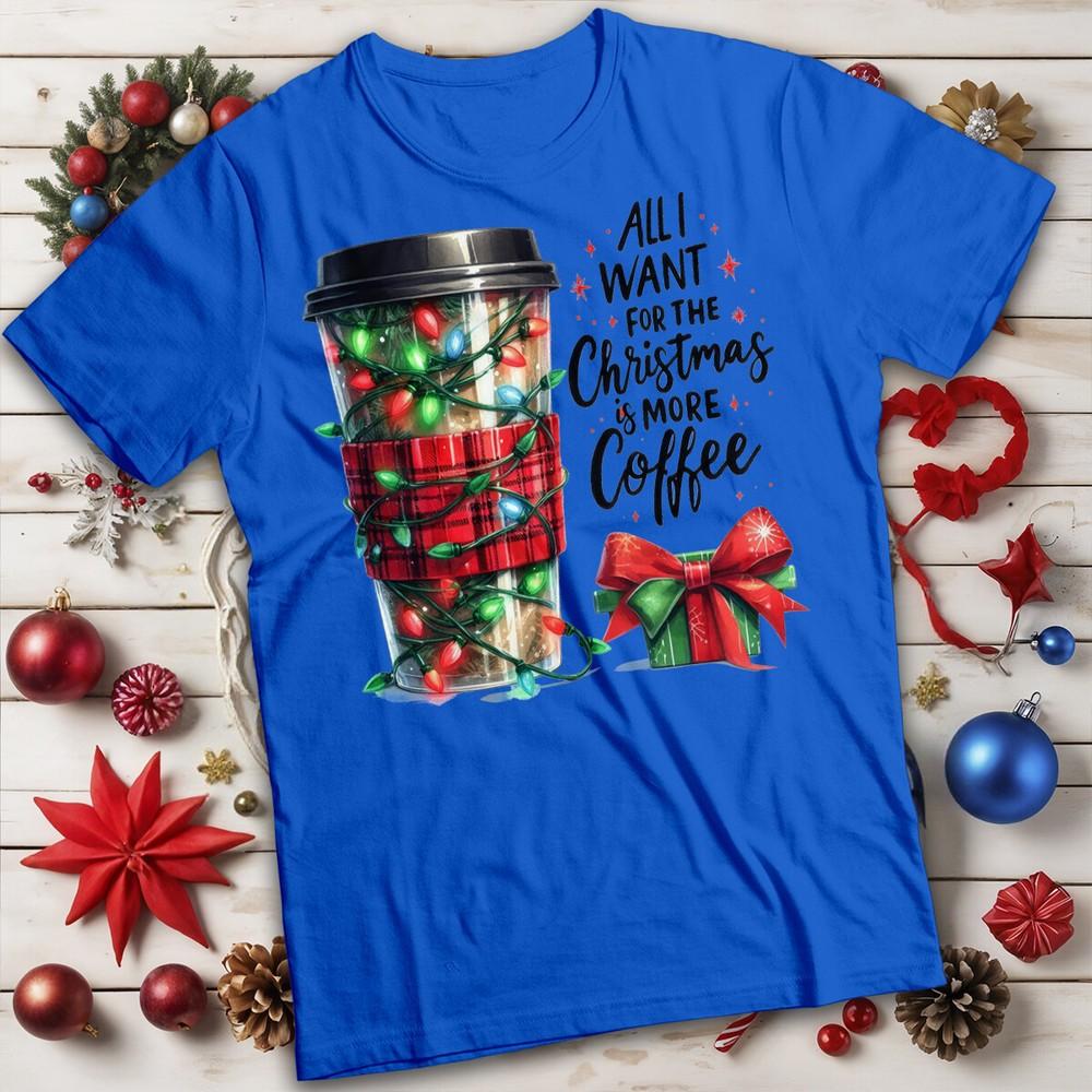 Unisexs and Unisexs Christmas Lights Coffee TShirt Tee for Adults MC