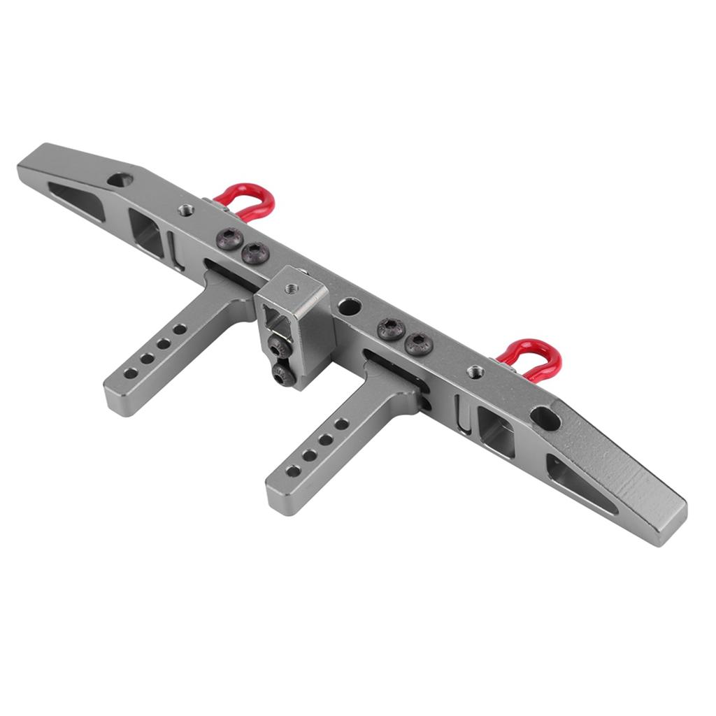 Anti Collision Aluminium Rear Bumper for Traxxax Trx 4 RC Crawler Cars (Titanium Gray)