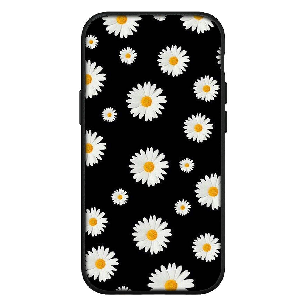 Для iPhone 16 15 Xiaomi Redmi Note 14 13 12 11 Pro Max X 16e Samsung Galaxy S25 S24 S23 Moto OPPO Huawei Модный свежий чехол для телефона с маленькой ромашкой