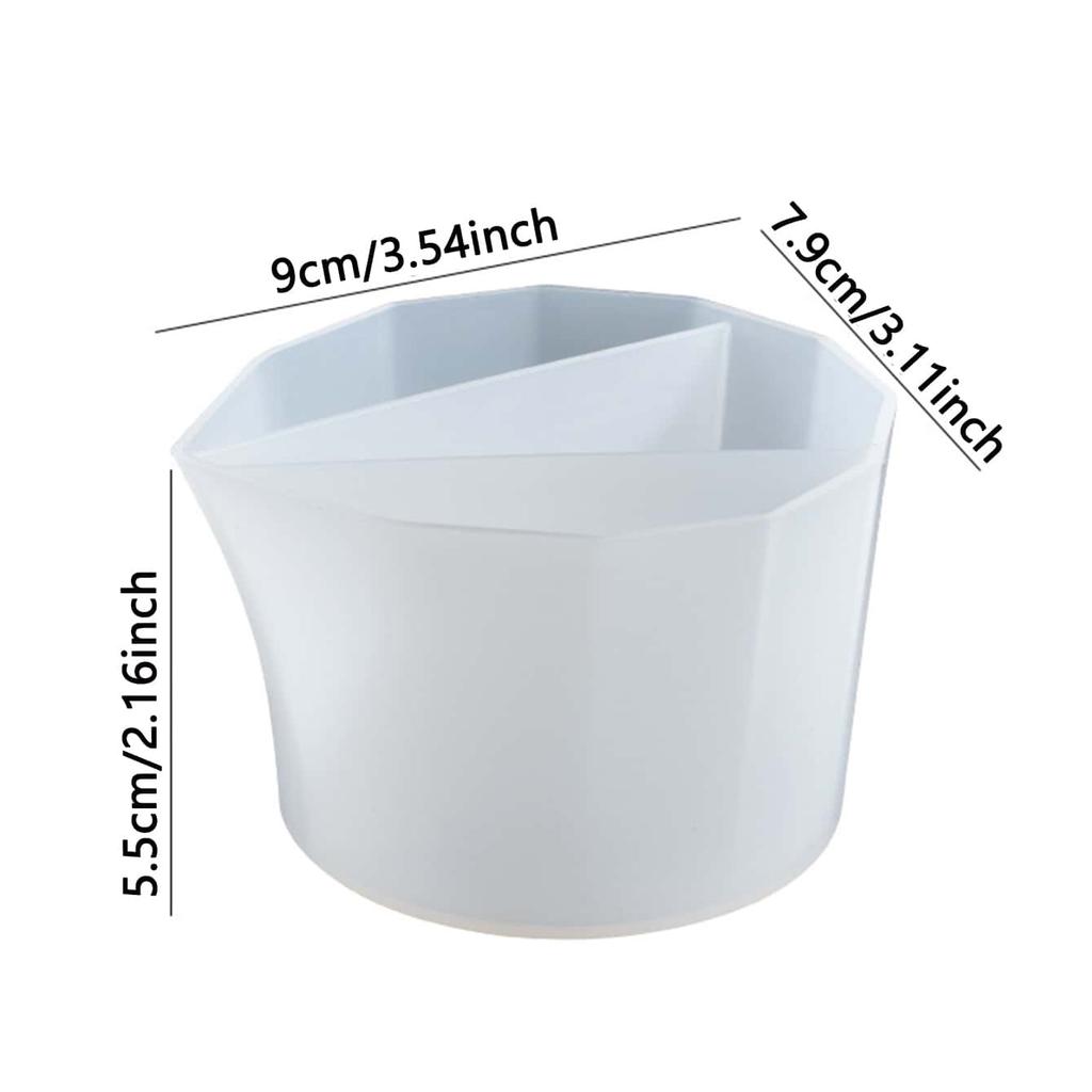 Для лучшей жизни 1 шт. прозрачный сделай сам кристально-цветной стакан эпоксидная смола мягкая силиконовая форма смешанное сочетание моющийся и многоразовый