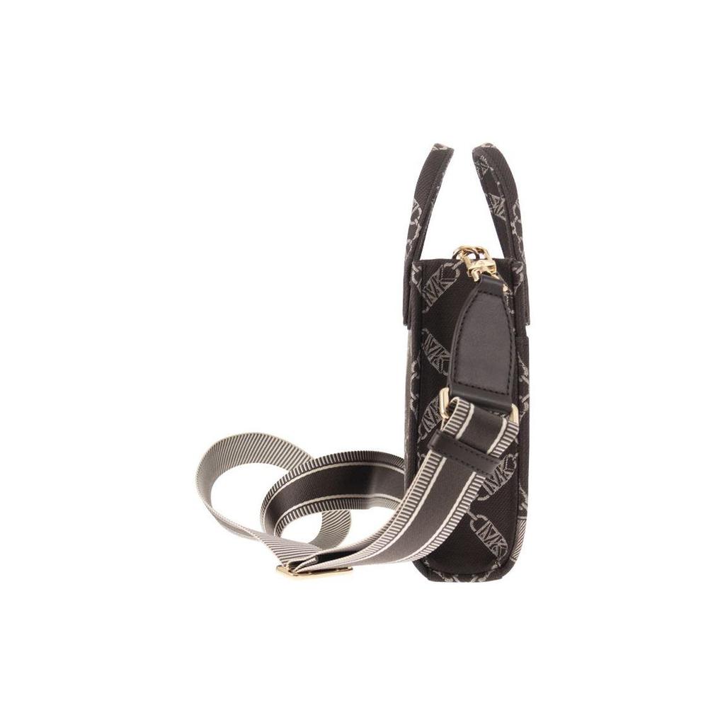 New MICHAEL KORS Cotton Crossbody One Shoulder Handbag Mini Women's Brown 32F3G3GC0J-240