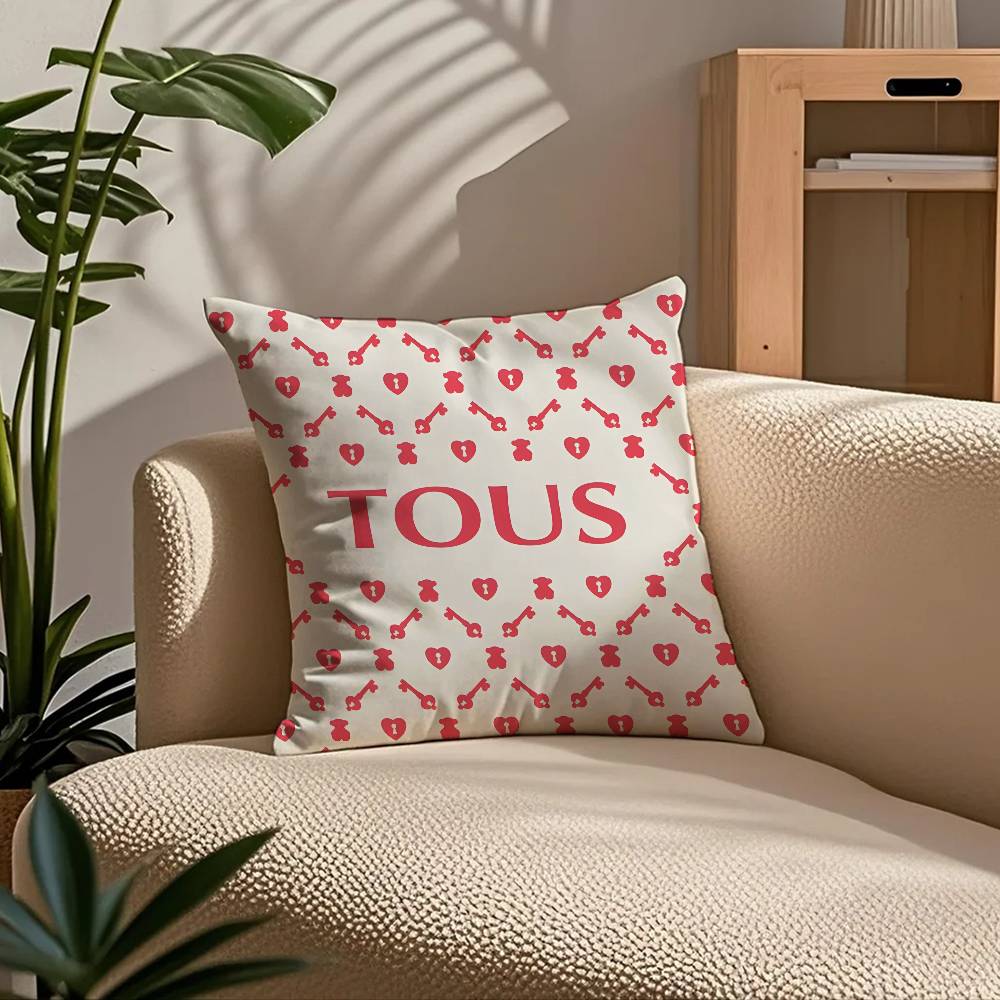 CRAFTED WITLOVE Наволочка T-touS-s Уют Диван-кровать Шелковистая элегантная Скрытая молния Индивидуальная Декоративная наволочка