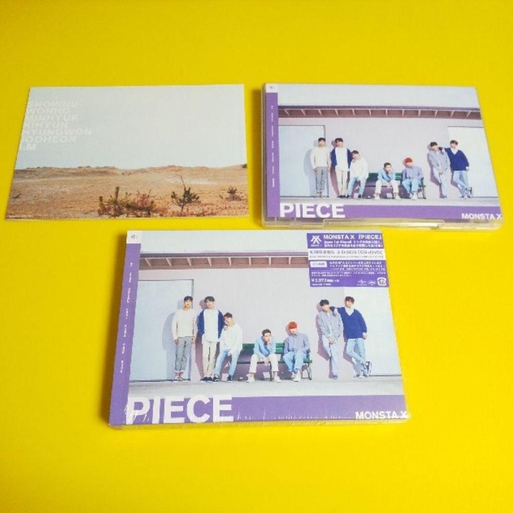 [USED] MONSTA X First Press Limited Edition B "PIECE" (CD + DVD + Photobook)
