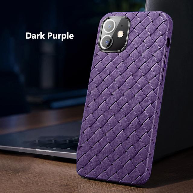 Дышащий силиконовый чехол для телефона для Iphone 14 Pro Max 14pro 13 12 Mini 11 Xr Xs X 6s 7 8 Plus Max, мягкий чехол из ТПУ с плетением Bv
