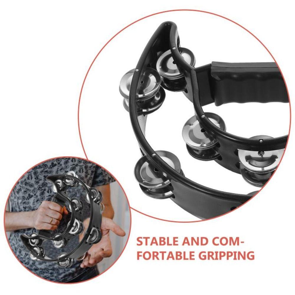 Музыкальный Орф Тамбурин Образовательный Ручной Кольцевой Тамбурин Полумесяц Ручной Колокольчик Музыкальное Просвещение