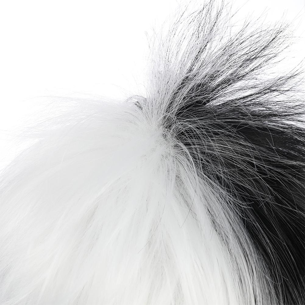 Модные инструменты, белый устойчивый мужской парик, короткий черный жаркий аниме-шиньон, реквизит для косплея