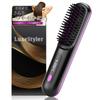 STELLAFORM Heat Brush Cordless Hair Iron Brush USB Rechargeable 3 Level Adjustment Ceramic Coating Straight Compact Mini Pouch Included 160~200℃