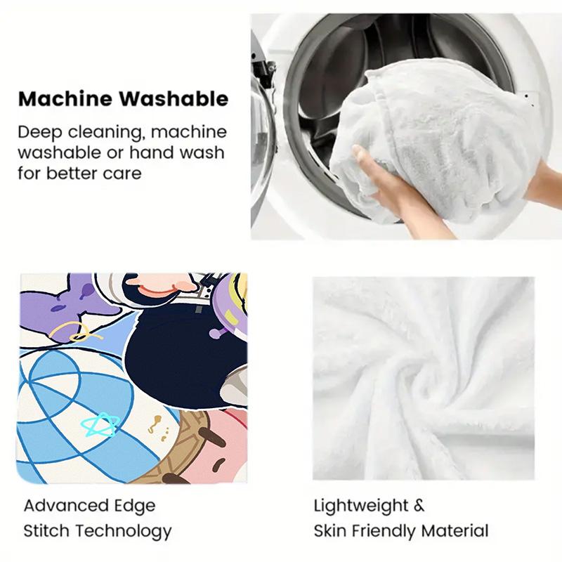 Love and Deepspace-inspired 2D Flat Pattern Flannel Blanket High quality All Seasons Warmth and Comfort Perfect for Christmas Gifts.PMT0914232