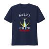 Мужская футболка Salty Crew с дизайном 'Chasing Tail' и принтом с бананово-желтым хвостом, размер M, новинка, винтажная, стираная, повседневная