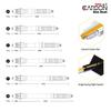 CUESOUL TERO System A/B/C/D/E/F/G/H AK7 Карбоновый хвостовик для дартса со встроенным телескопическим тонким хвостовиком, Набор 3 шт. (CS-AK7+1TXG47)