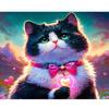 RUOPOTY Diy Paint By Numbers Beginners Kits Cat Animals Canvas Painting Acrylic Paint On Canvas Arts Craft For Home Decoration