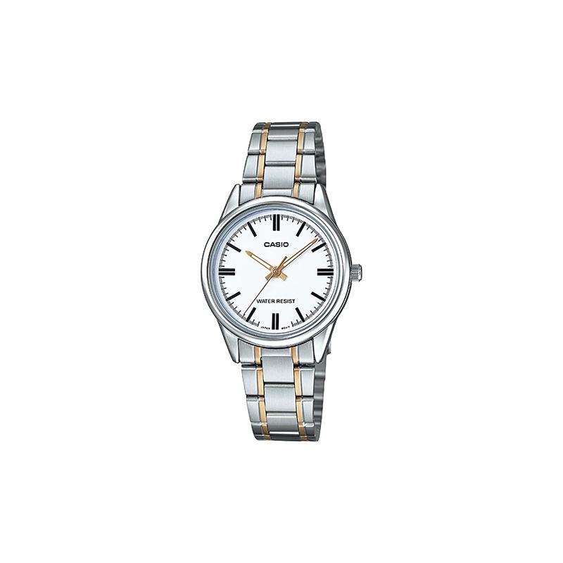 Casio Серия STANDARD Серия ENTICER Классический дисплей со стрелками Бизнес-кварцевый механизм Стальной ремешок Японские и корейские часы LTP-V005SG-7A