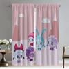 Window Curtain for Room 2 Panel BabyRiki Home Interior Curtains Halloween Decoration Shades Partition Tulle for Bedroom Living