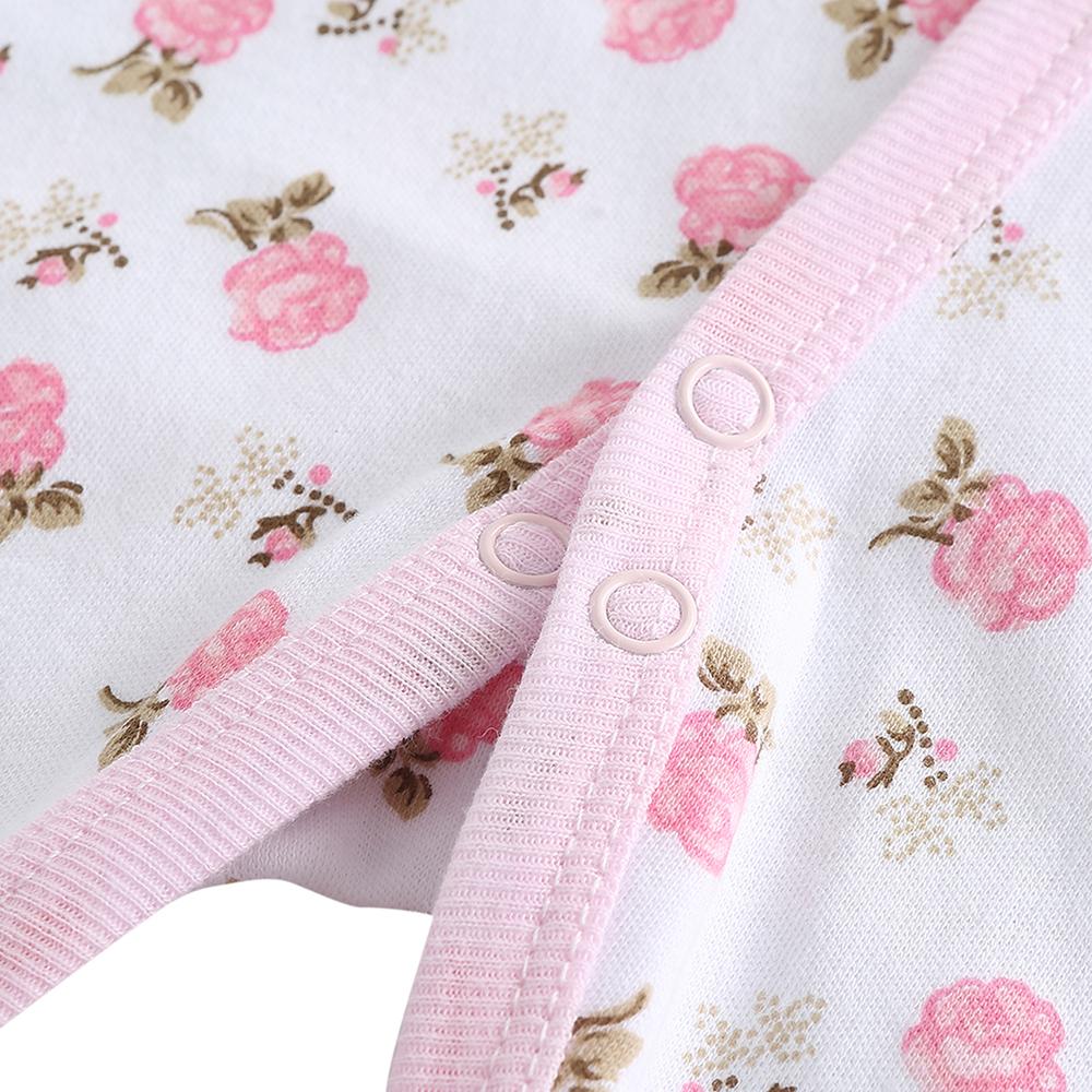 Одежда для маленьких девочек, хлопковая одежда с цветочным узором и длинными рукавами для новорожденных, комбинезоны, костюмы Infantil, одежда для малышей