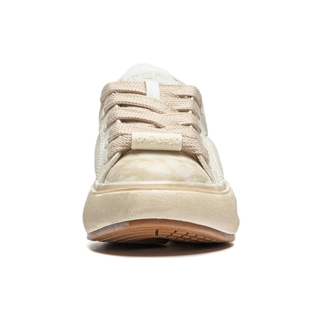 Li Ning Cloud Travel C4D Non-Slip Low-Top Casual Shoes Women Sneaker Off-White AZGT044-6