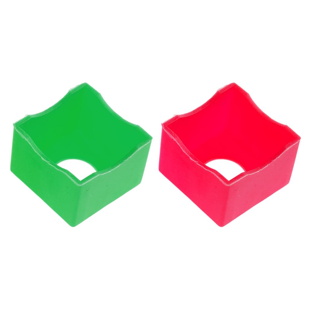 2Pcs Billiard Chalk Case Billiard Chalk Holder Chalk Storage Billiard Chalk Protective Cover Billiard Cue Chalk Holder