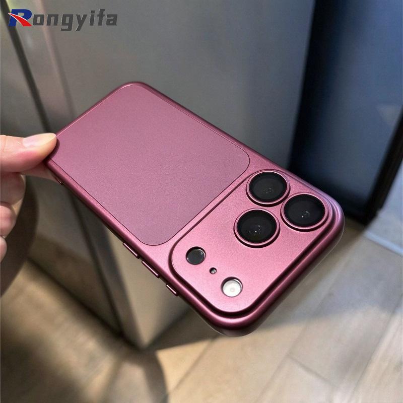Burgundy Red Big Camera Case For Huawei Nova 15 Max 12 11 SE Pura 90 90s 80 70 Pro Plus Max Protection Luxury Matte Cover