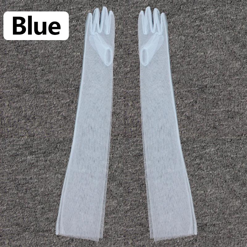 Женские прозрачные кружевные ультратонкие локтевые длинные платья с длинными пальцами, прозрачные перчатки для фотографий