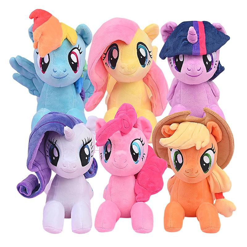 Официальная плюшевая игрушка My Little Pony от Reesee, Пинки Пай, Сумеречная Искорка, Радуга Дэш, Мягкая игрушка, Милый талисман, Кукла, Подарок
