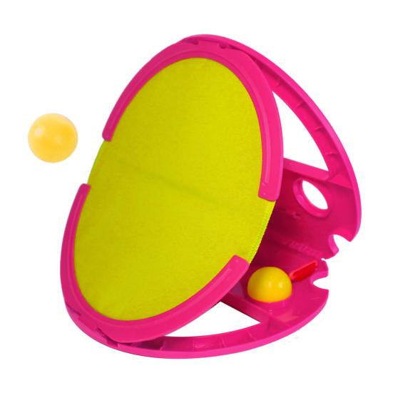 Игра в карманный ловец с ракеткой и 2 мячами. Игра в бросание и ловлю мяча. Веселье на свежем воздухе. Игра в бросание и ловлю мяча для пляжа и бассейна.