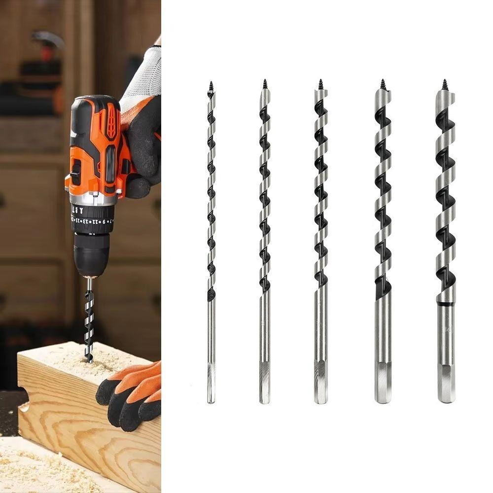 5Pcs Carbon Steel Woodworking Roller Drill 230mm Center Drill New Reaming Tool  Wood