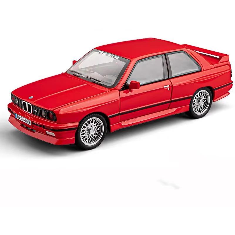 1/24 Scale 1988 BMW M3 IM3 Alloy Scale Car Model Diecast Metal Miniature Car Sound and Light Classic Car Collection Kid Toy Car Vehicle