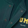 Puma Цветные блоки винтажная повседневная бейсбольная куртка на одной пуговице мужские куртки зеленые 679341-24