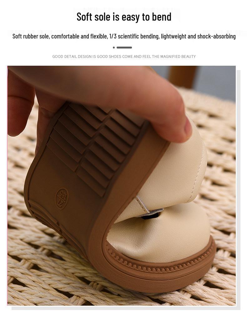 Милые женские кожаные туфли - Мягкая подошва, Стильная версия Весна/Осень 2026